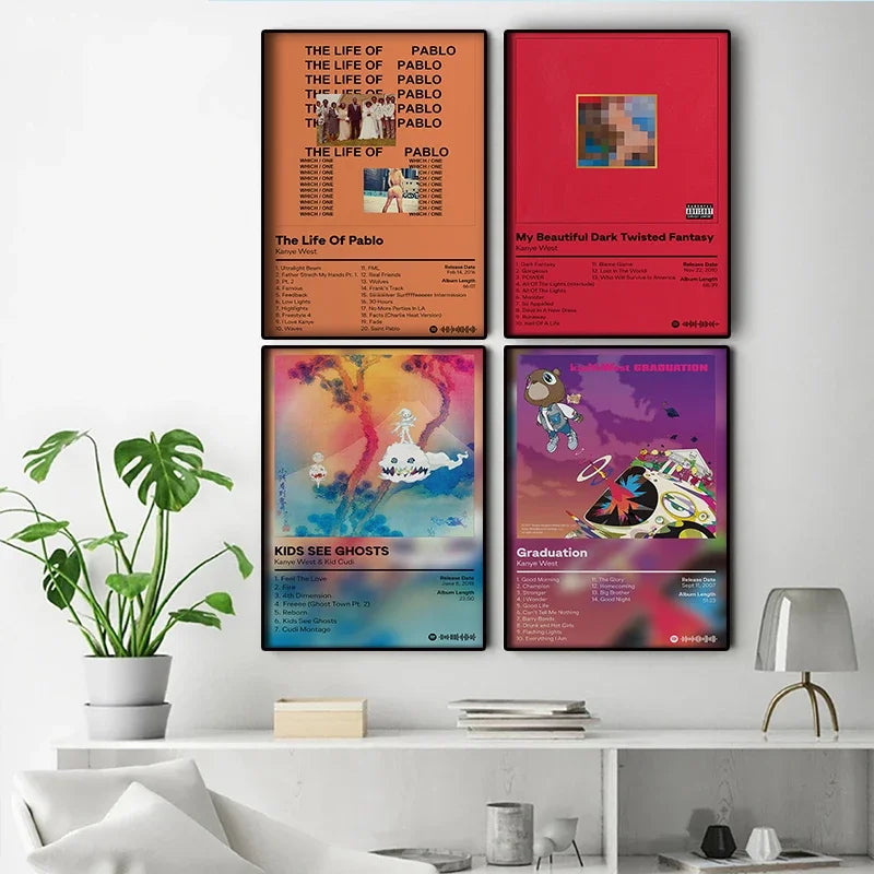 Kanye West Album Posters